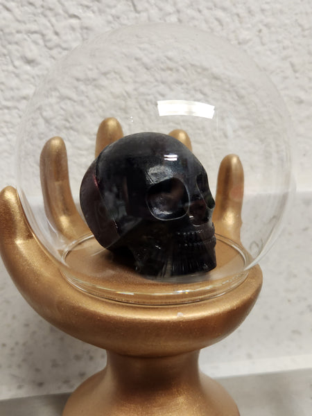 Halloween Skull Charcoal and Tea Tree Oil Soap